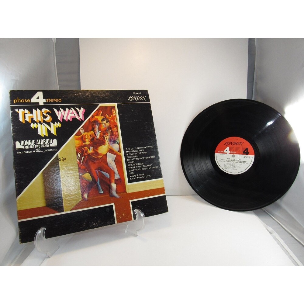 Ronnie Aldrich This Way In LP Record 33 RPM Phase 4 Stereo London Jazz
